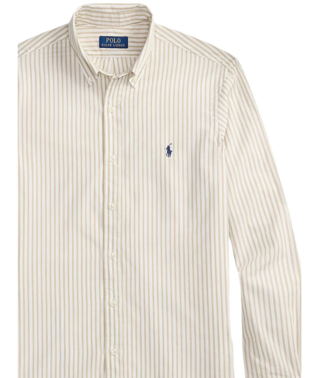 POLO RALPH LAUREN Бежевая хлопковая кэжуал рубашка, фото 2