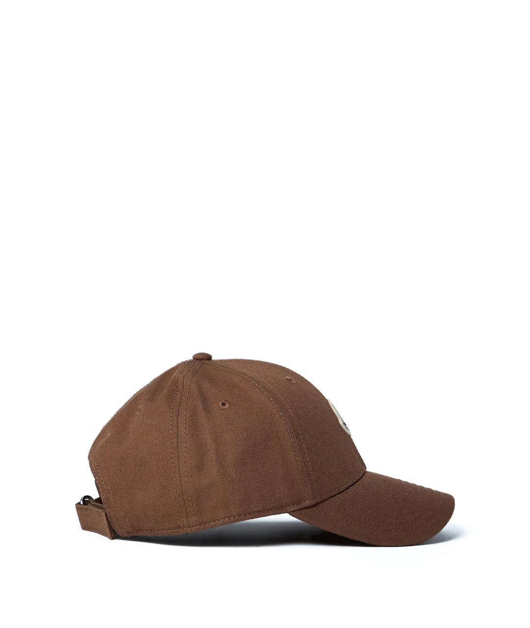 MONCLER Коричневая хлопковая кепка, фото 2