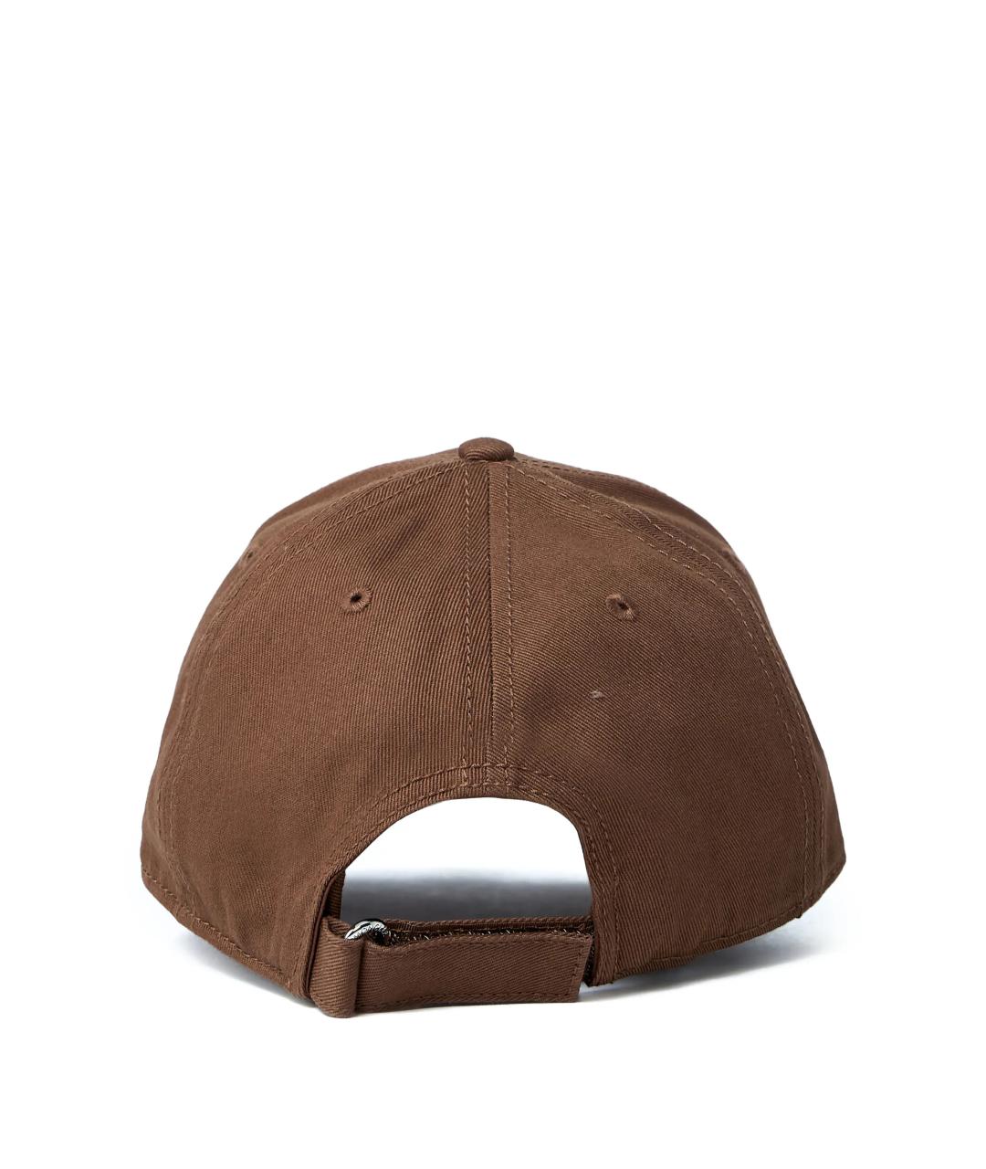 MONCLER Коричневая хлопковая кепка, фото 3