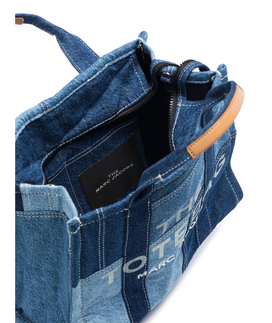 MARC JACOBS Синяя хлопковая сумка тоут, фото 2