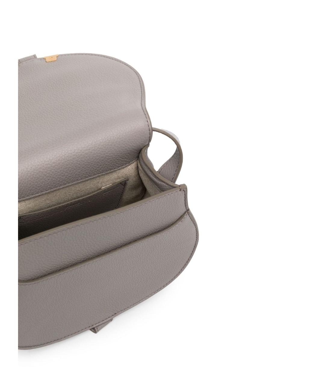 CHLOE Серая кожаная сумка через плечо, фото 4