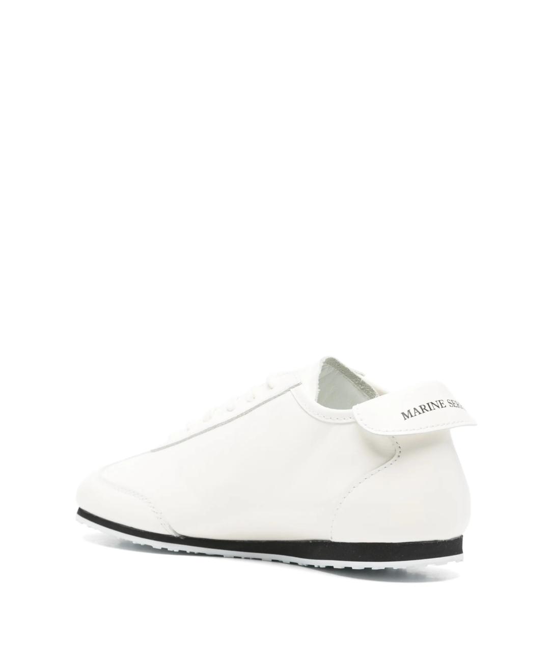 MARINE SERRE Белые текстильные кроссовки, фото 3