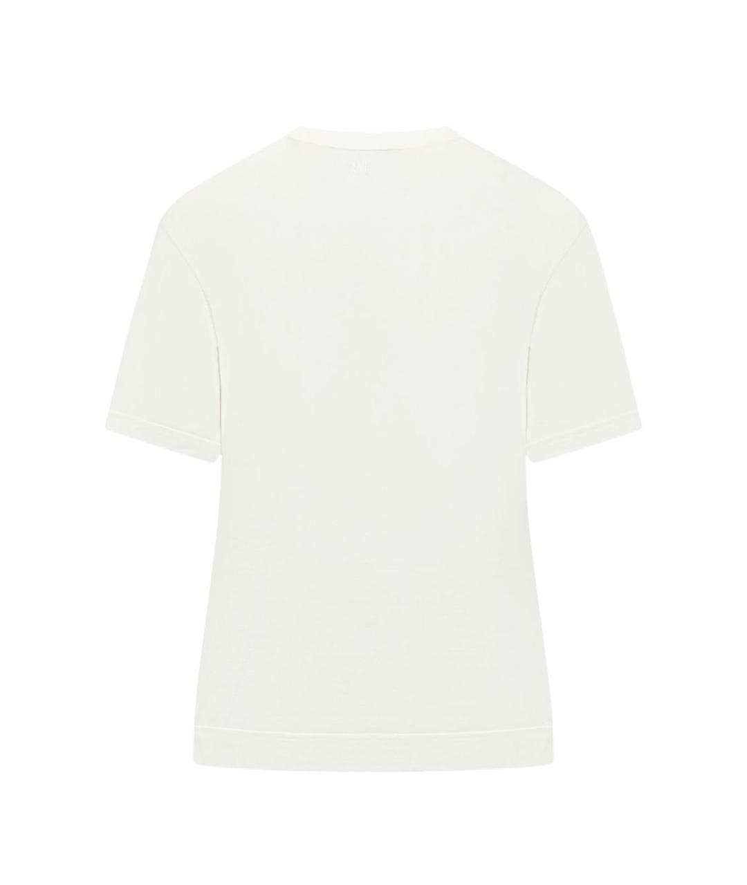 Ami Paris Белая хлопковая футболка, фото 3