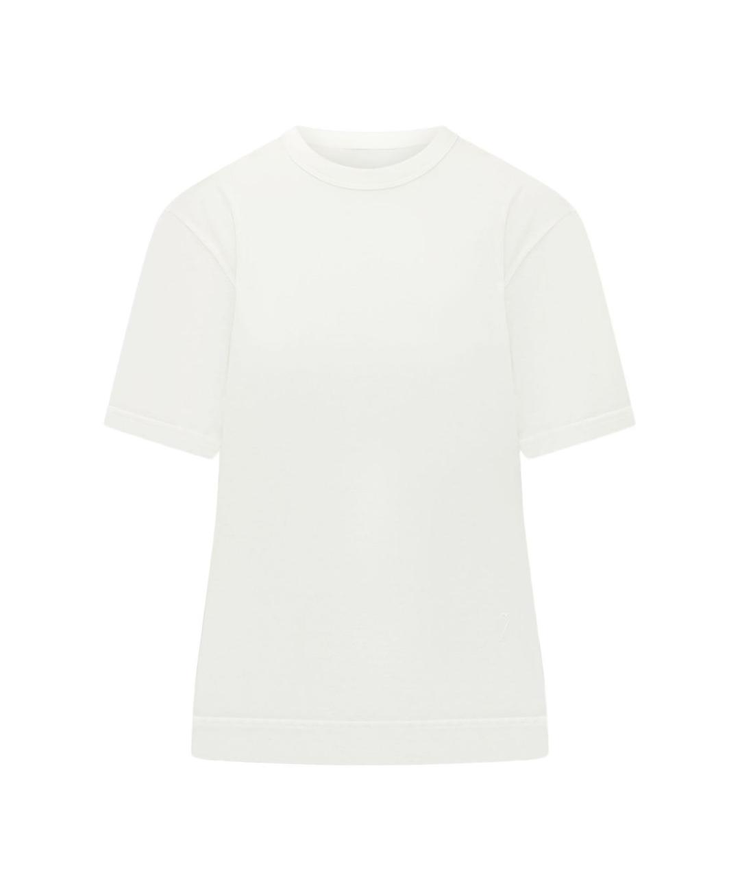 Ami Paris Белая хлопковая футболка, фото 1