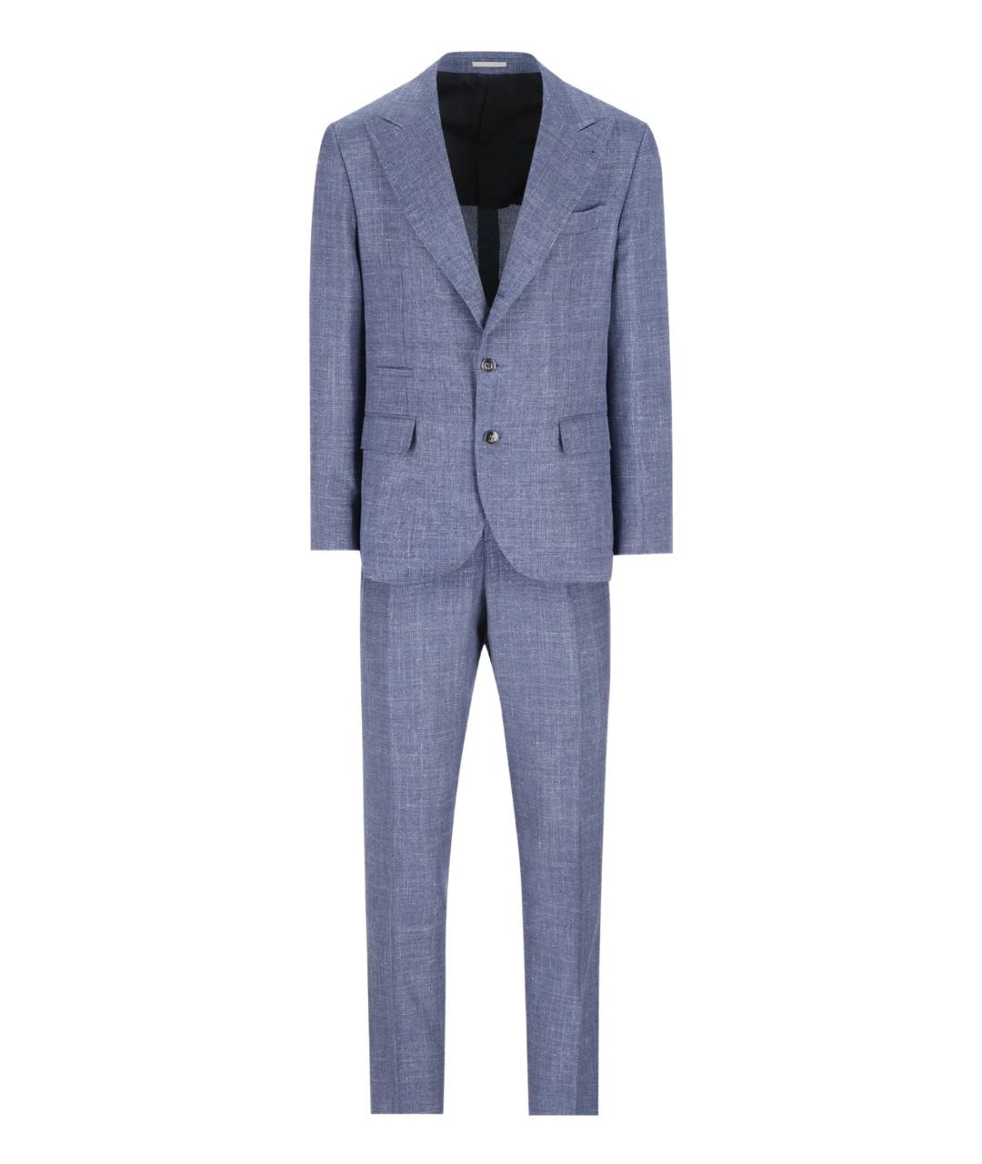 BRUNELLO CUCINELLI Синий классический костюм, фото 1