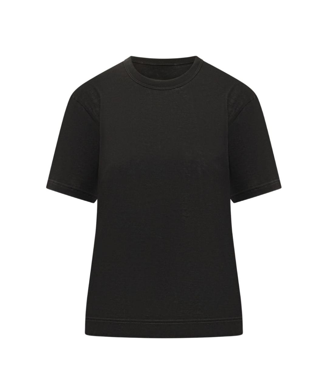 Ami Paris Черная полиэстеровая футболка, фото 1