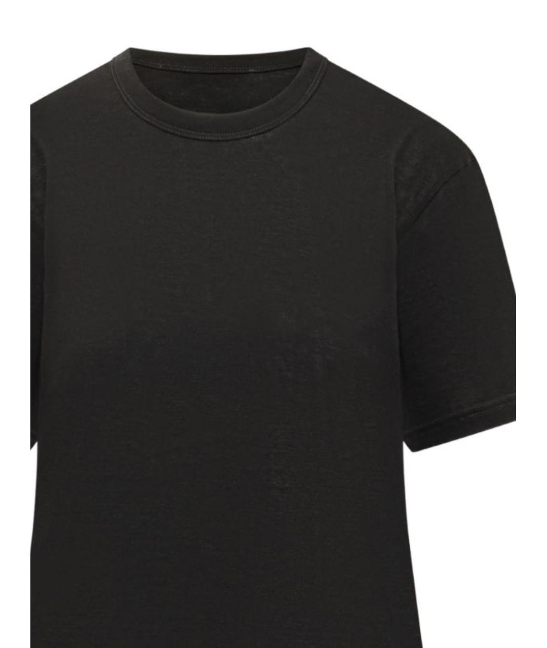 Ami Paris Черная полиэстеровая футболка, фото 2