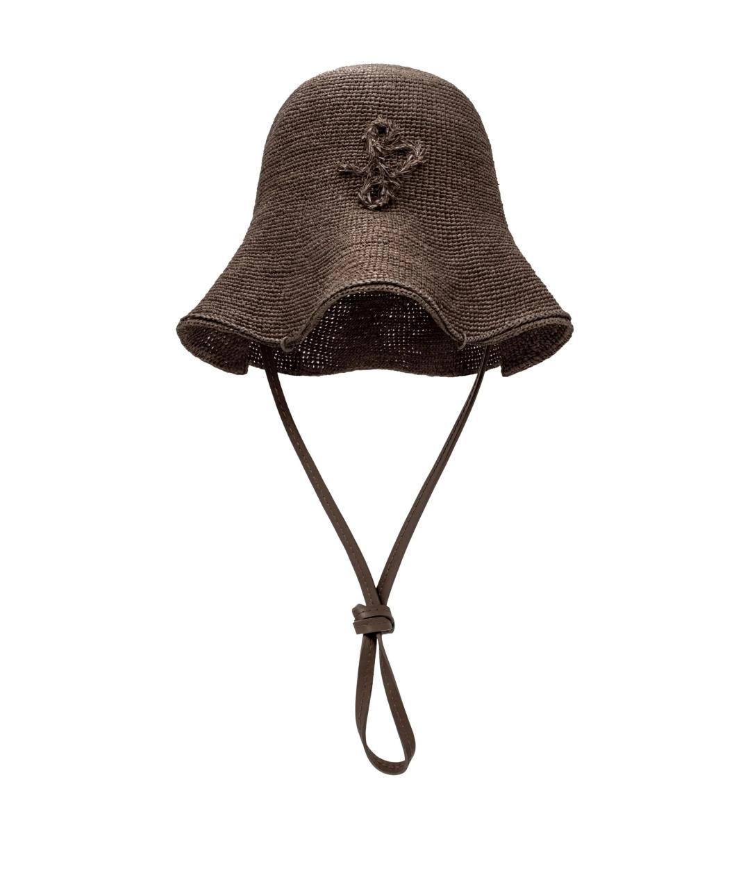 RUSLAN BAGINSKIY Коричневая пелетеная сумка тоут, фото 3