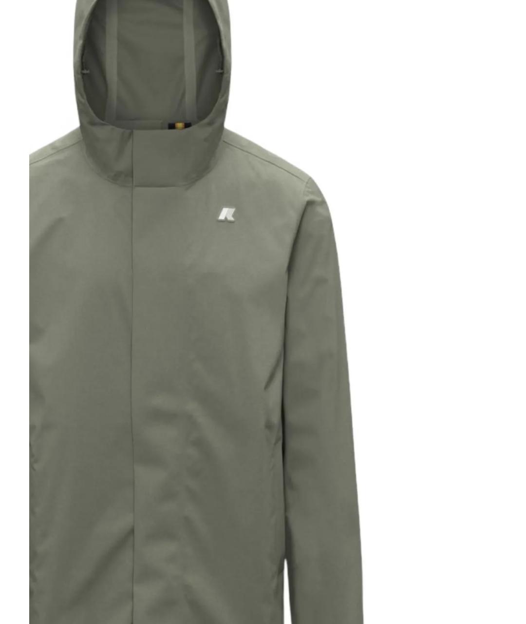 K-WAY Зеленая полиэстеровая парка, фото 2
