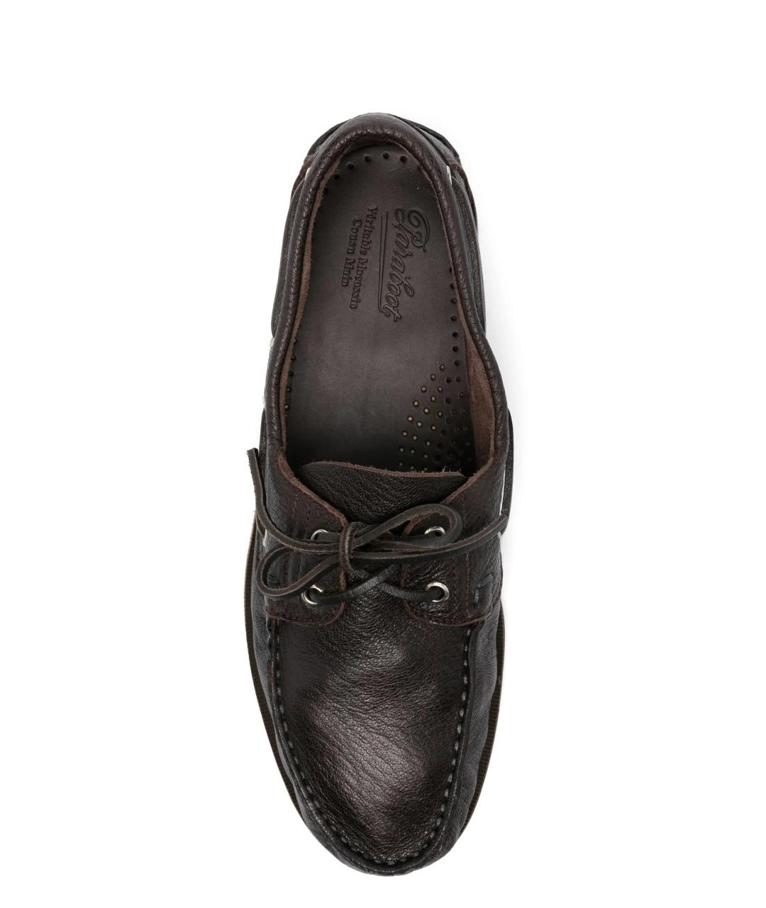 PARABOOT Черные кожаные лоферы, фото 4