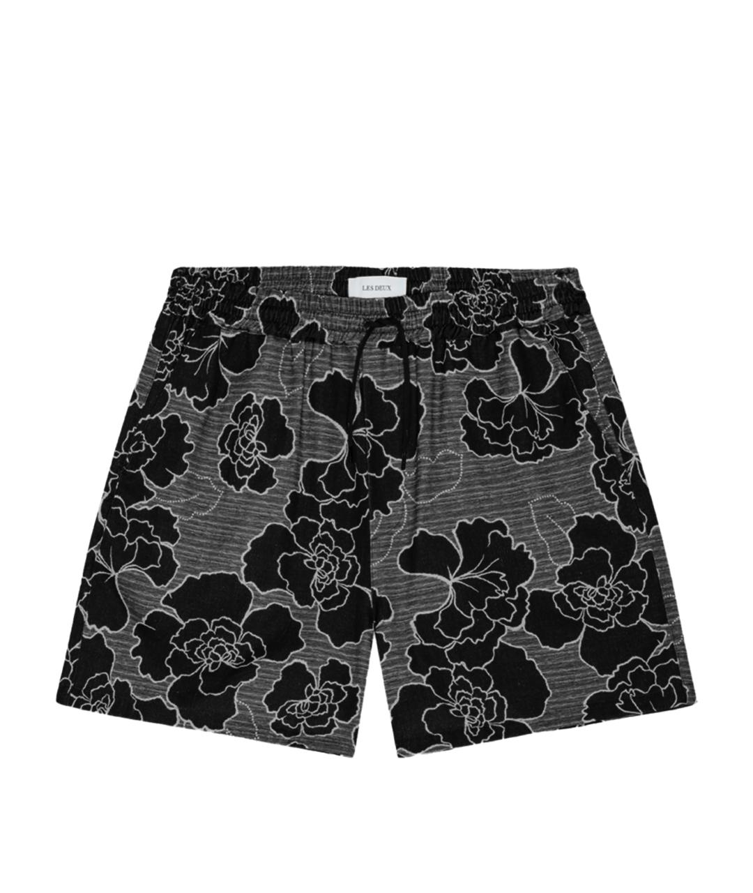 LES DEUX Черные хлопковые шорты, фото 1