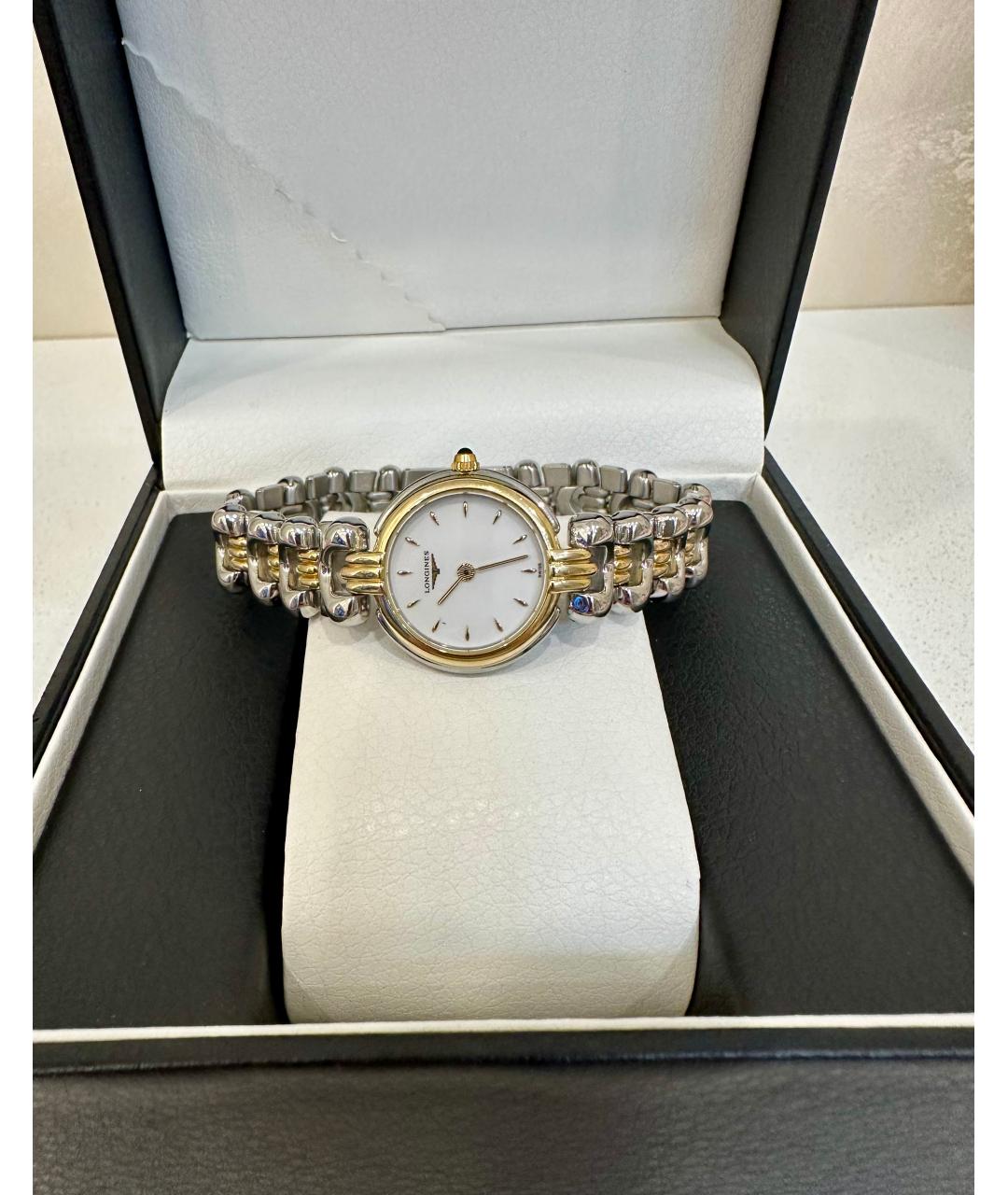 LONGINES Белые часы, фото 6