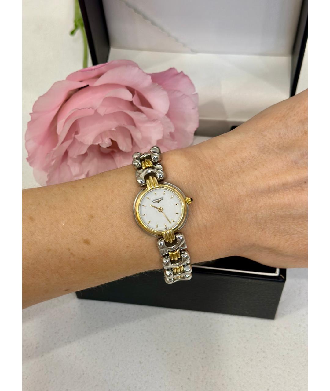 LONGINES Белые часы, фото 3