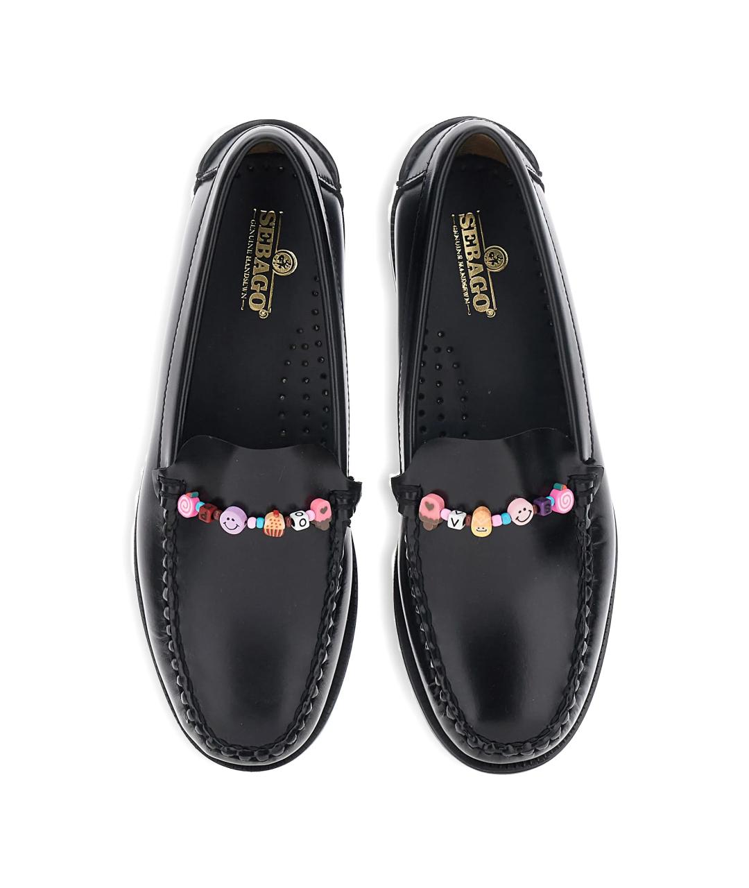 SEBAGO Черные кожаные лоферы, фото 4