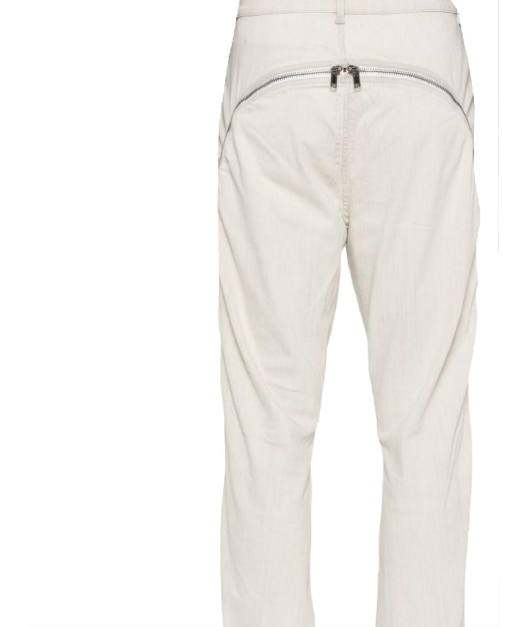 RICK OWENS DRKSHDW Белые хлопковые джинсы скинни, фото 3