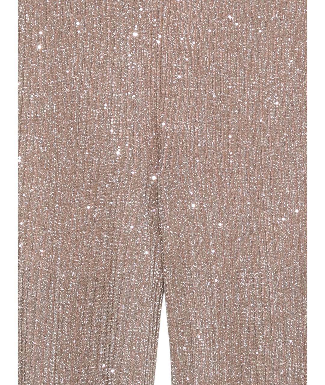 D.EXTERIOR Бежевые вискозные прямые брюки, фото 2