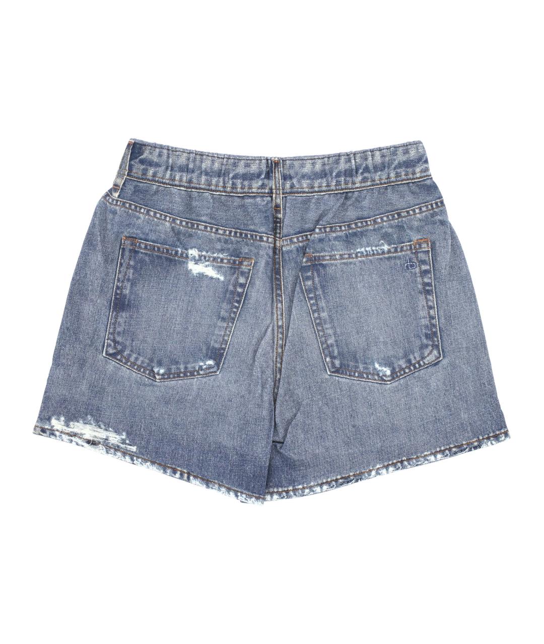 RAG & BONE Синие хлопковые шорты, фото 3