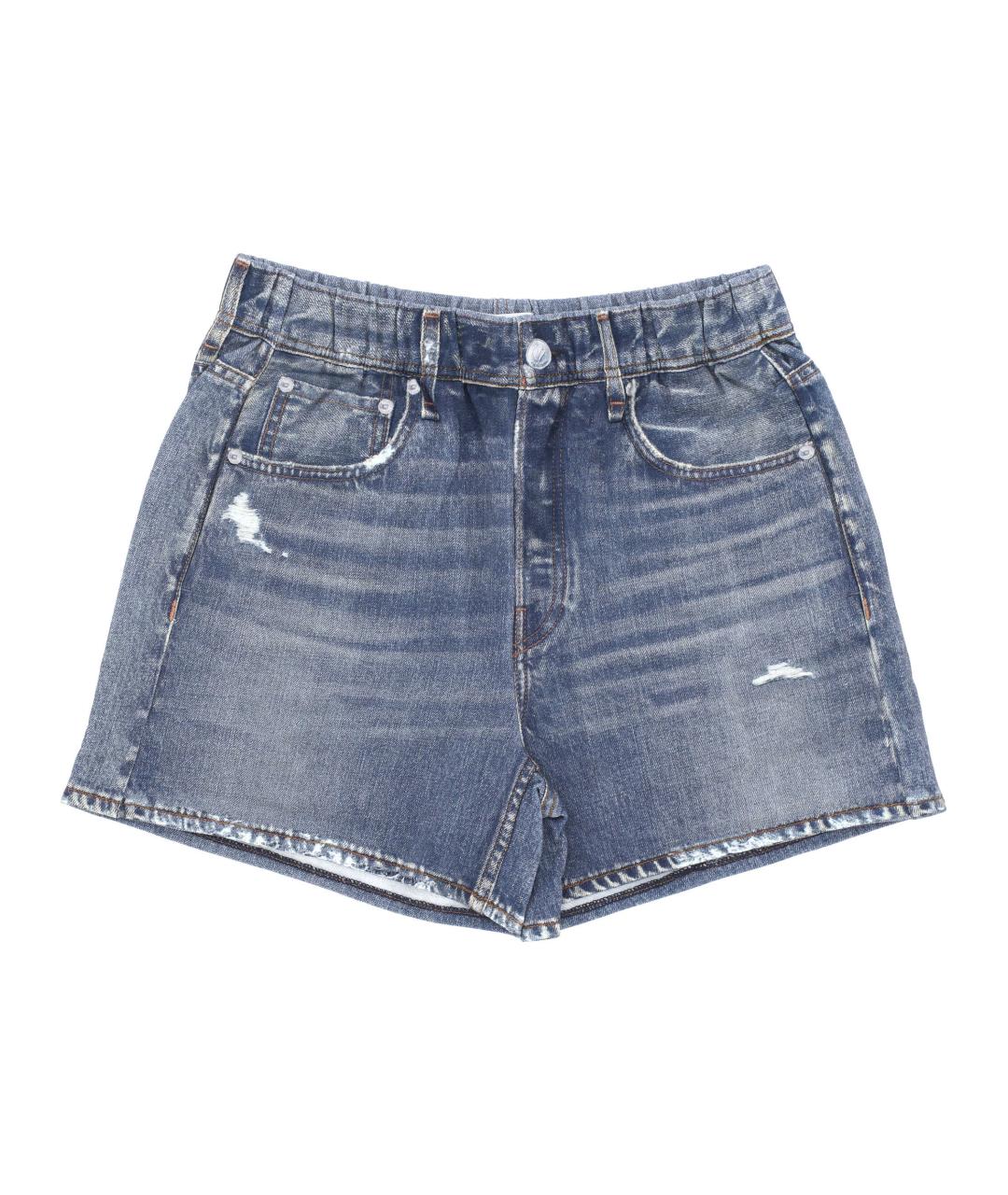 RAG & BONE Синие хлопковые шорты, фото 1