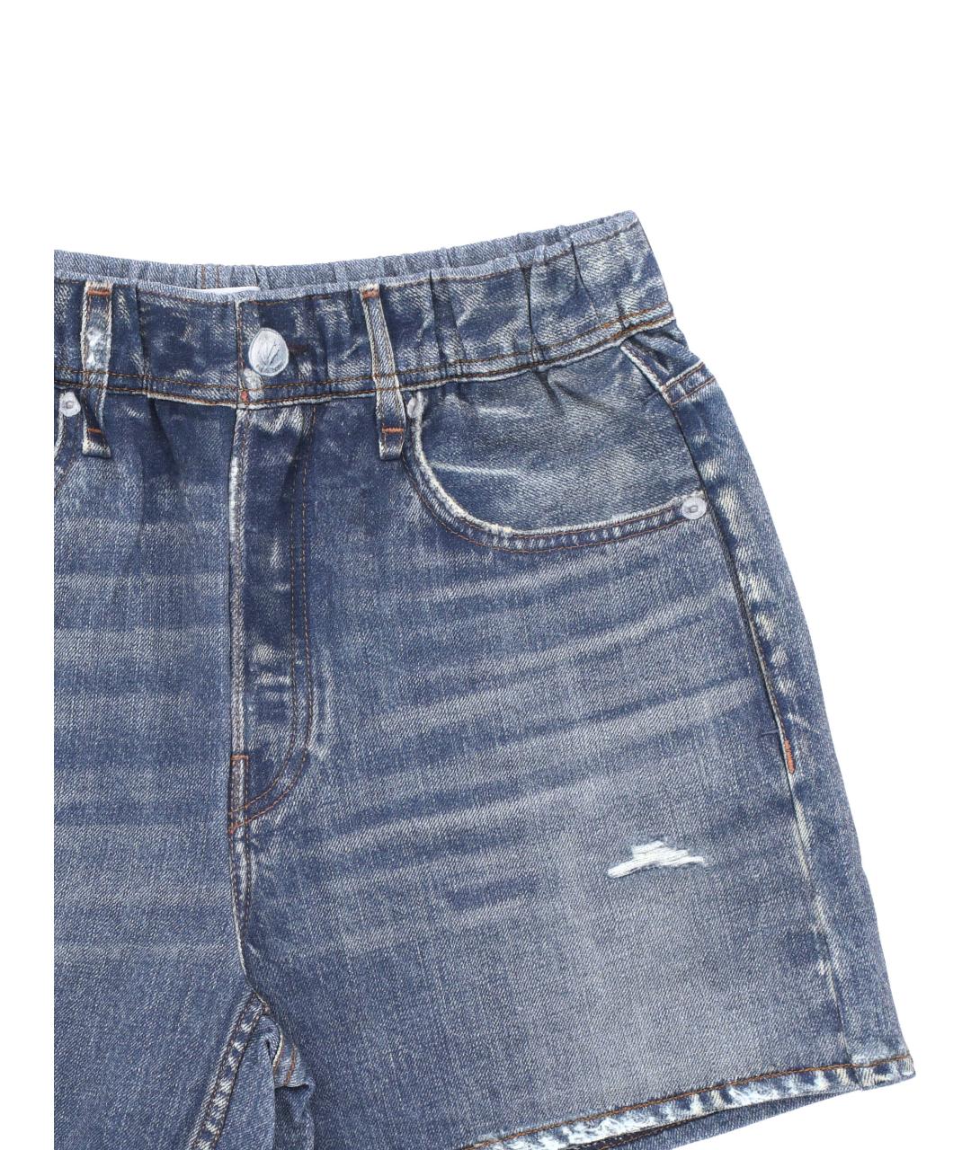 RAG & BONE Синие хлопковые шорты, фото 2