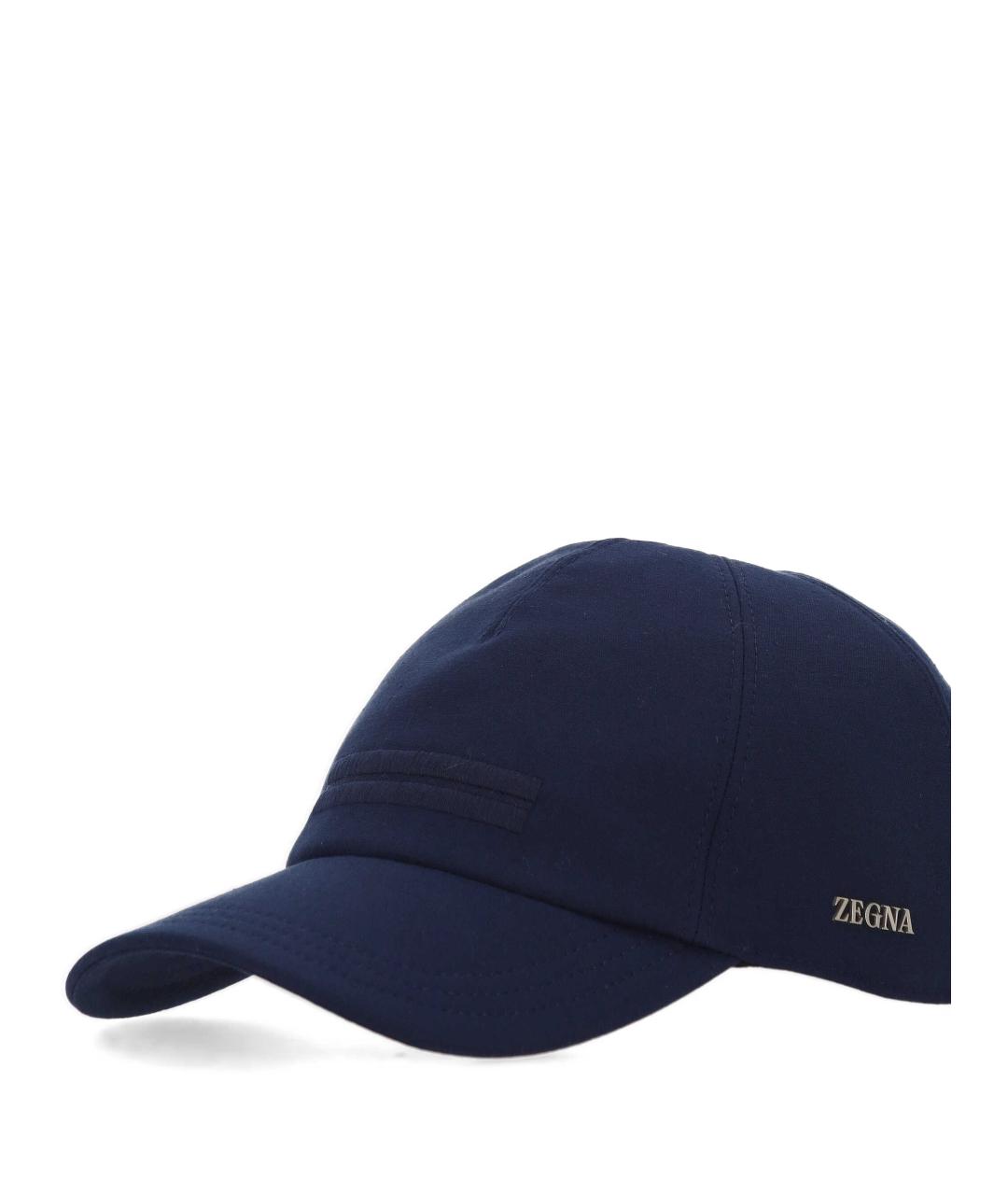 ZEGNA Синяя хлопковая кепка/бейсболка, фото 2