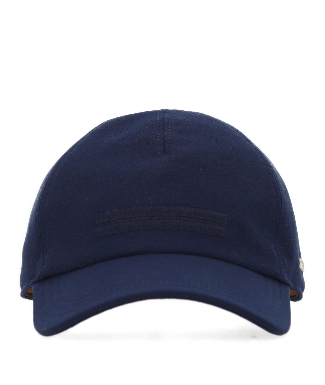 ZEGNA Синяя хлопковая кепка/бейсболка, фото 1