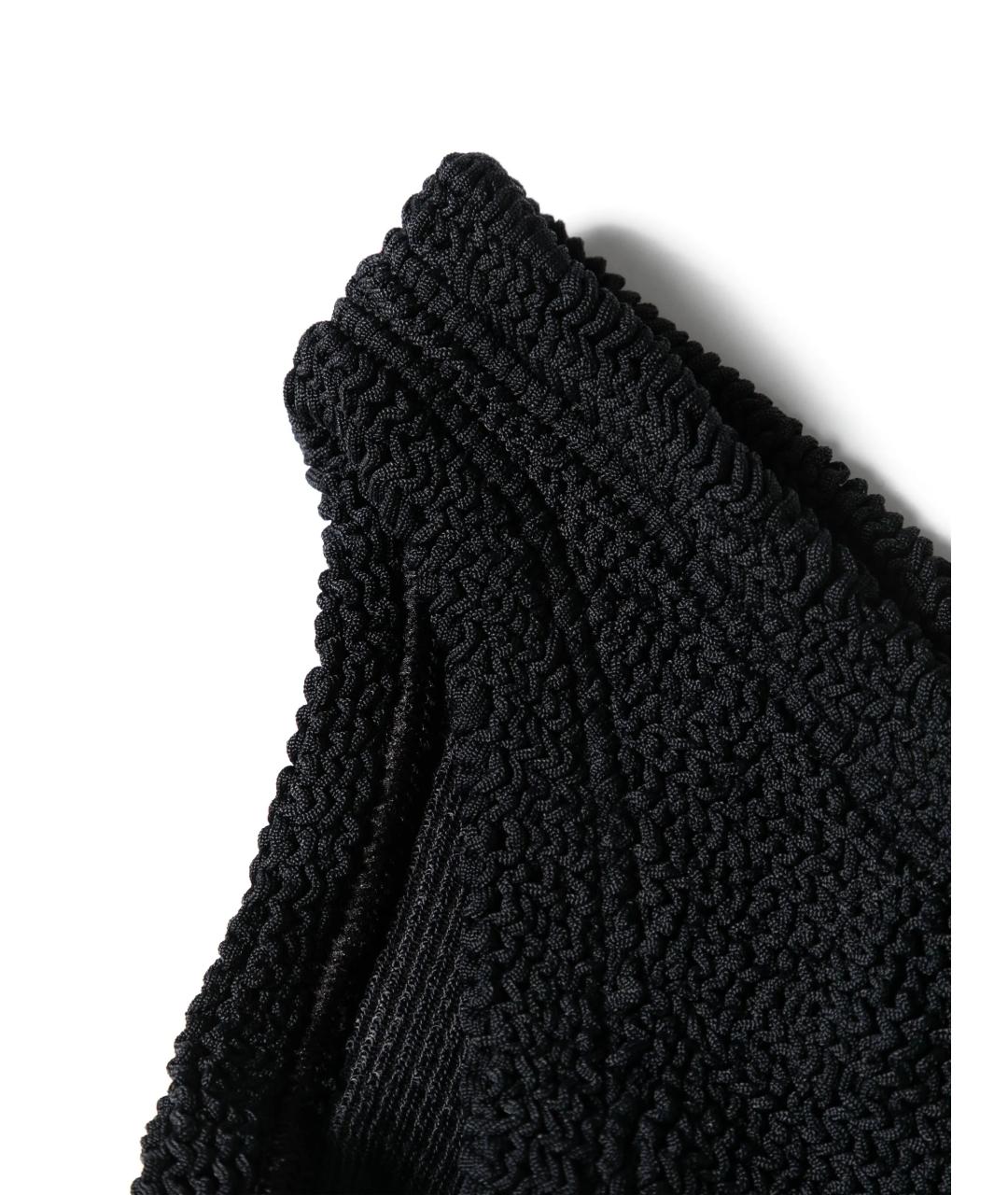 HUNZA G Черный полиамидовый купальник, фото 3