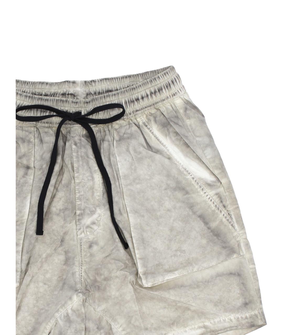 THOM KROM Серые хлопковые шорты, фото 2