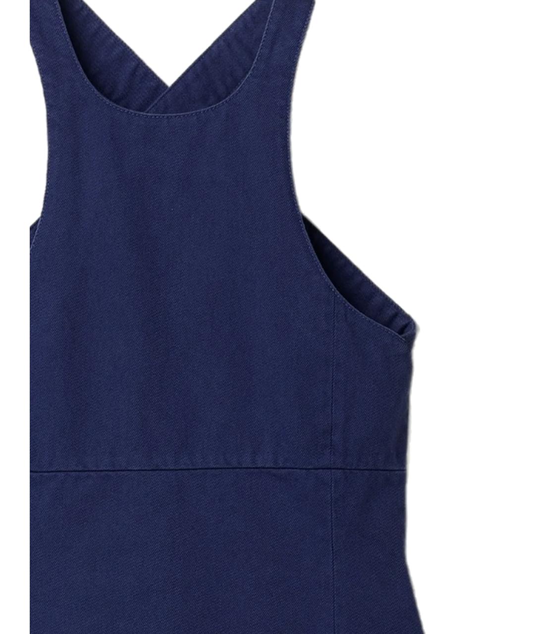 MIU MIU Синее хлопковое платье, фото 2