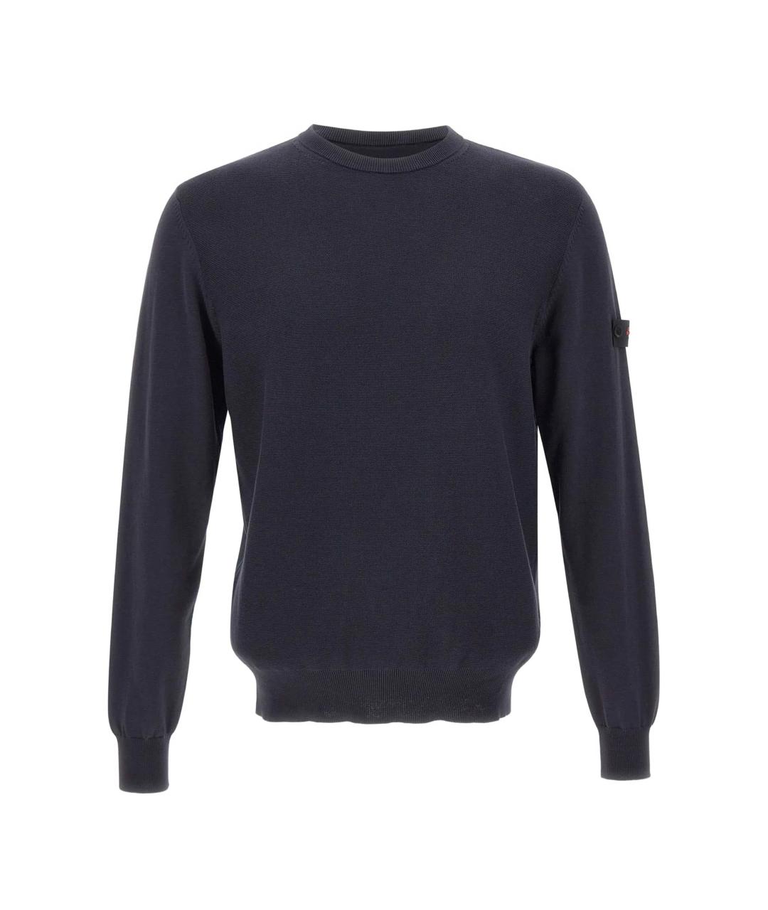 PEUTEREY Синий хлопковый джемпер / свитер, фото 1
