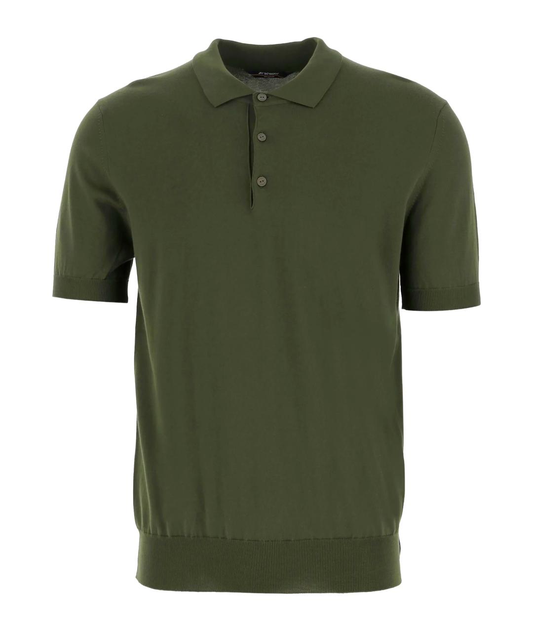 K-WAY Зеленая хлопковая футболка, фото 1