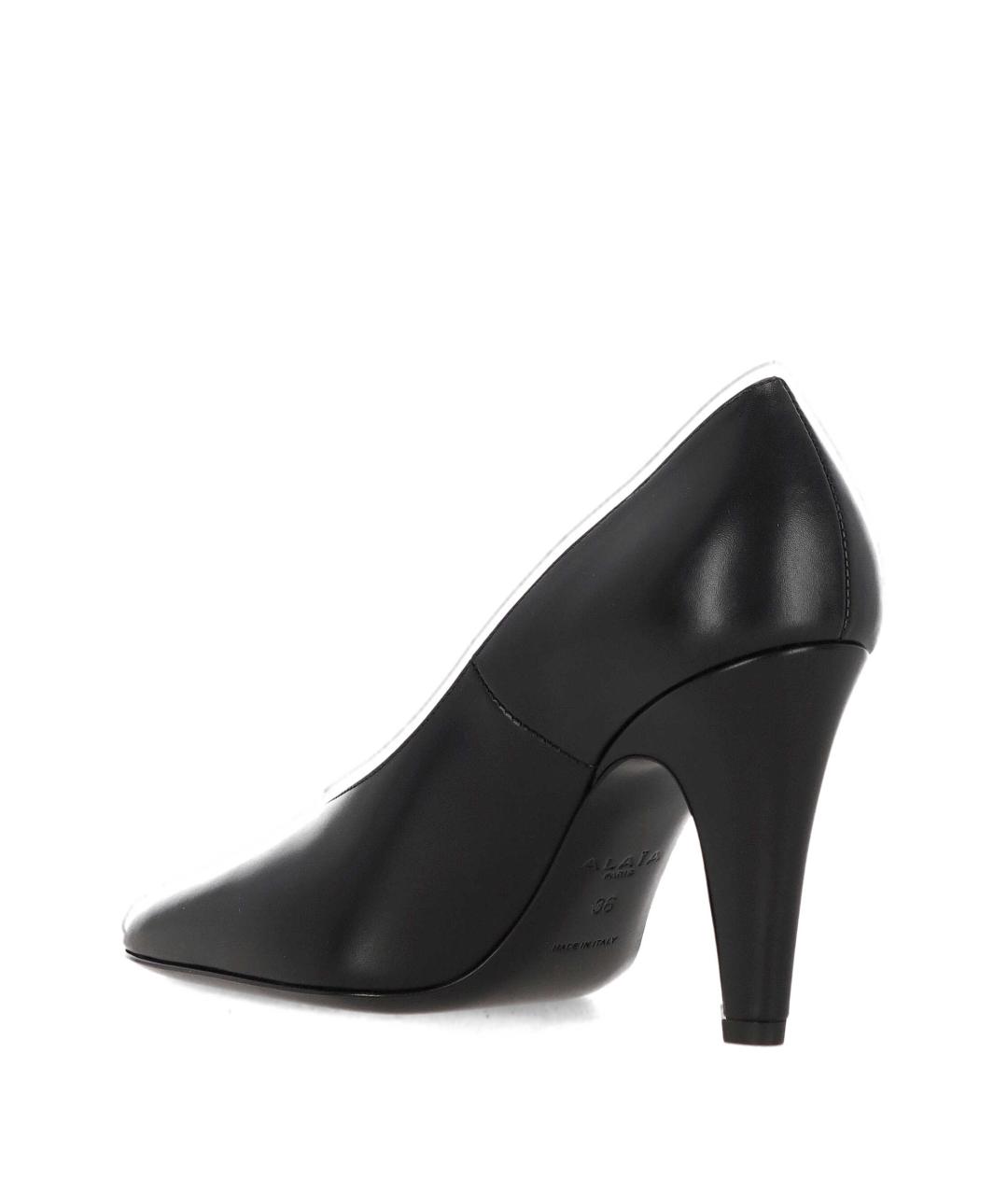 ALAIA Черные кожаные туфли, фото 3