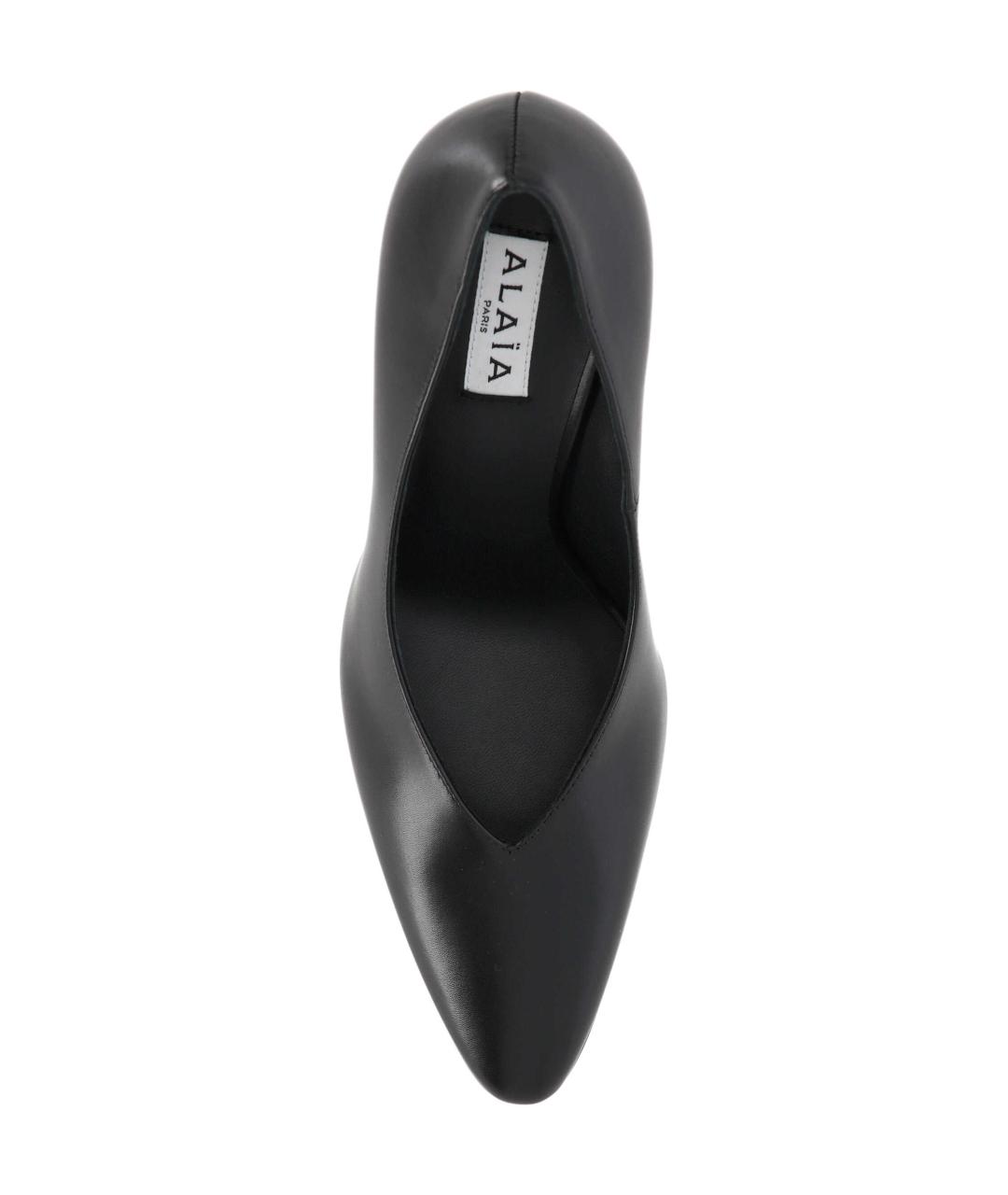 ALAIA Черные кожаные туфли, фото 4