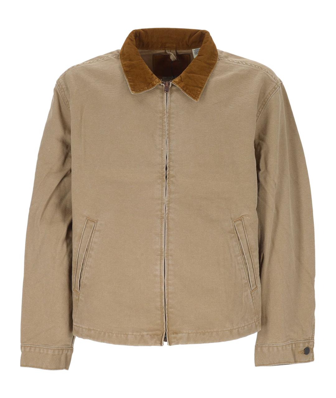 LEVI'S Бежевая хлопковая куртка, фото 1