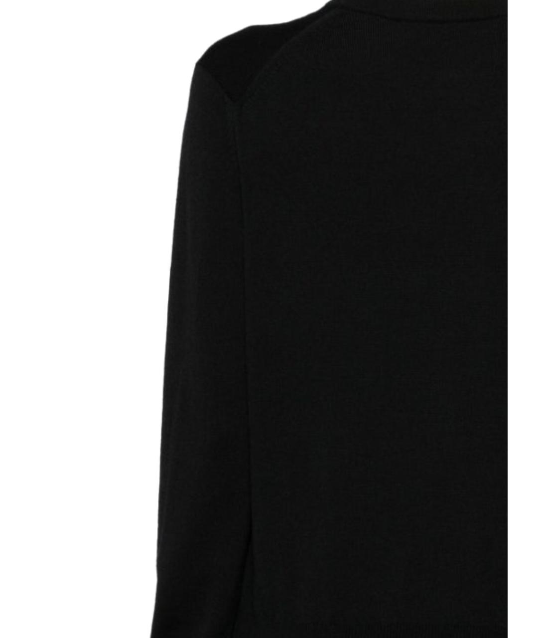 MAISON KITSUNE Черный шерстяной джемпер / свитер, фото 3