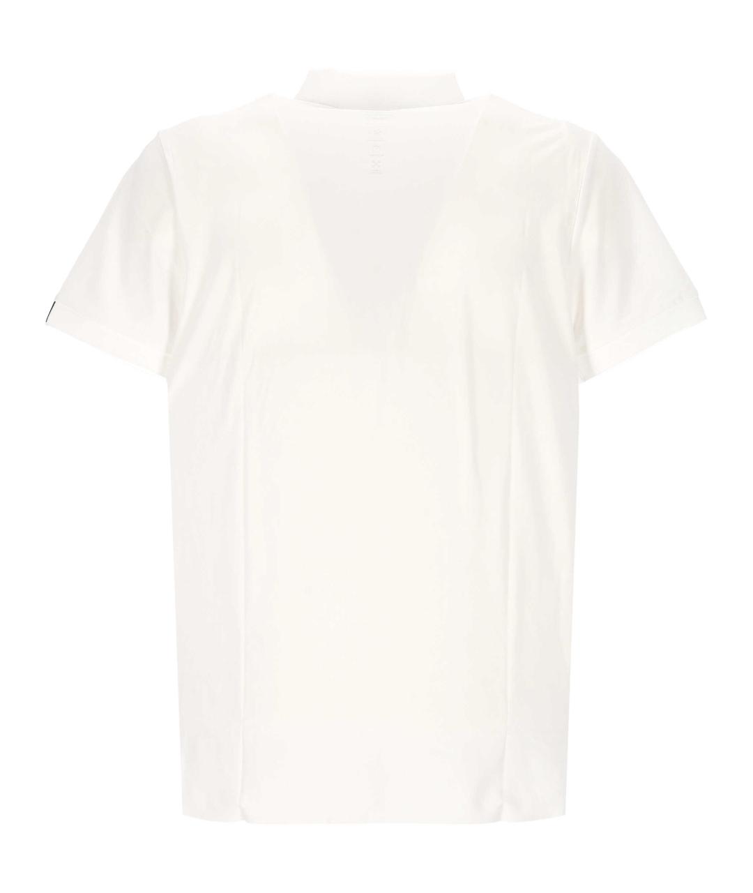 HUGO BOSS Белое поло с коротким рукавом, фото 3