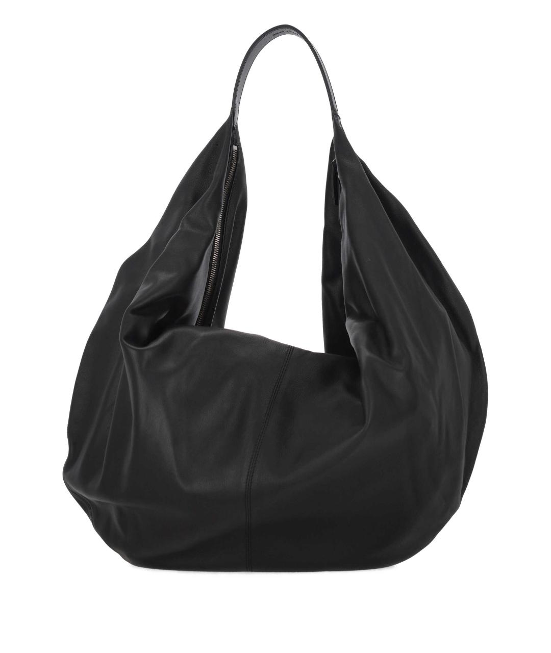 AESTHER EKME Черная кожаная сумка тоут, фото 3