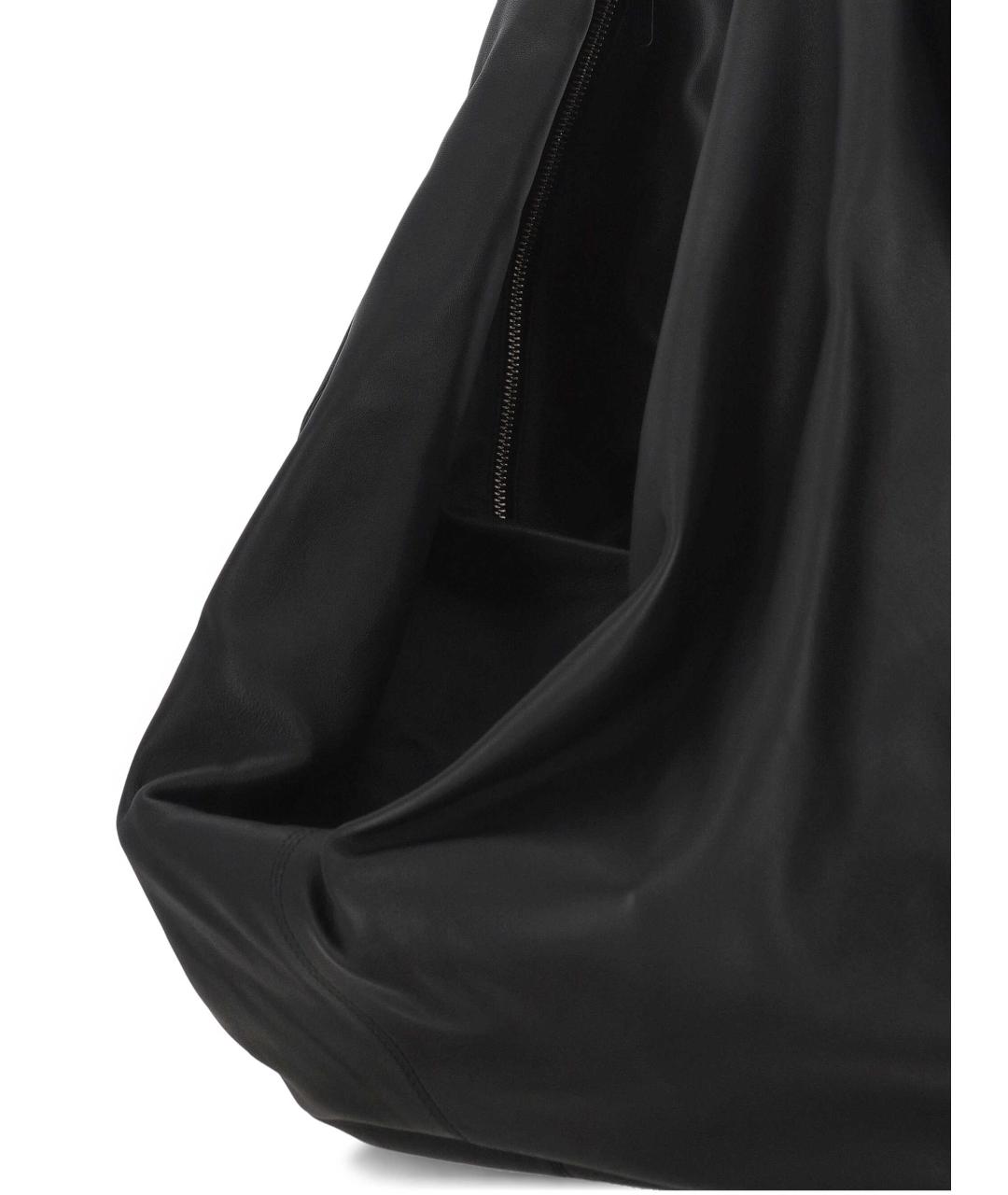 AESTHER EKME Черная кожаная сумка тоут, фото 4