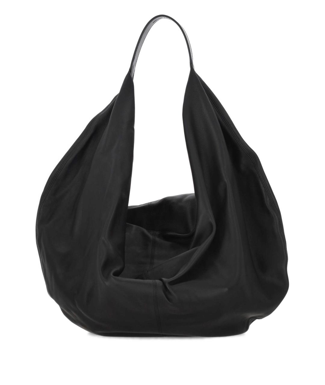 AESTHER EKME Черная кожаная сумка тоут, фото 1