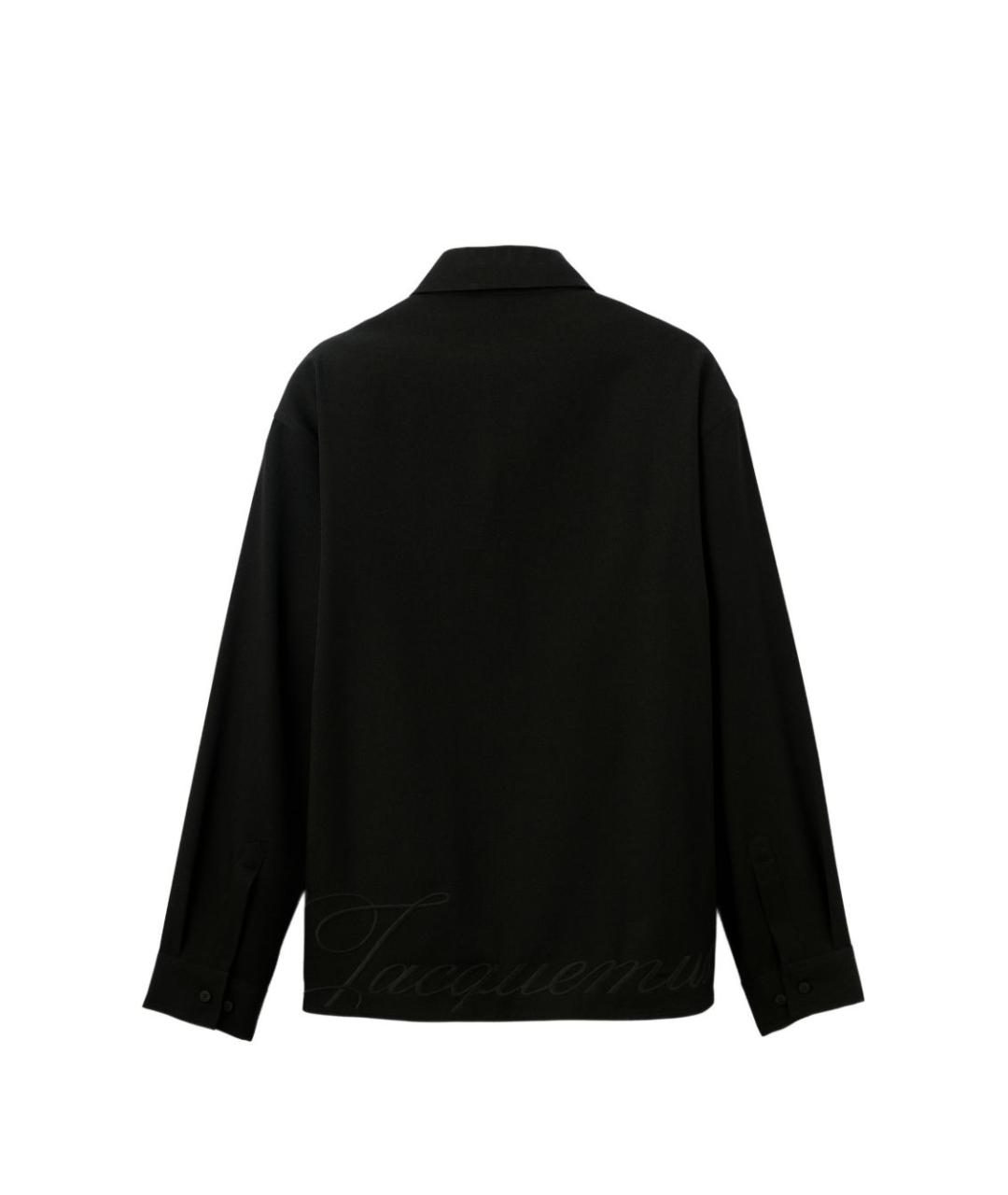 JACQUEMUS Черная шерстяная куртка, фото 3