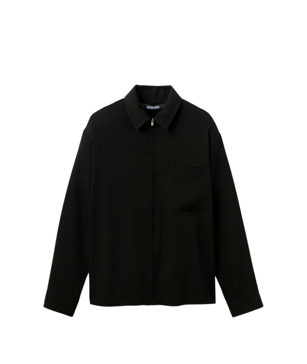 JACQUEMUS Черная шерстяная куртка, фото 1