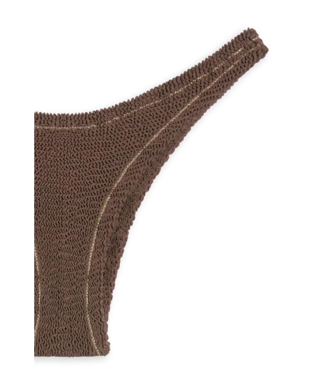 REINA OLGA Коричневый полиамидовый купальник, фото 2