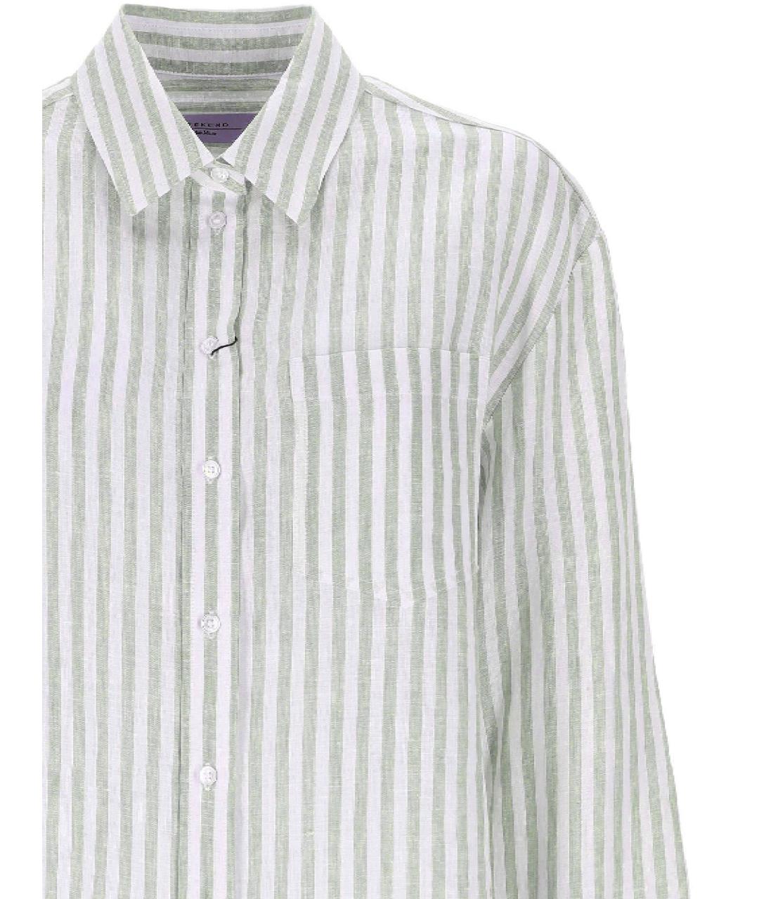 WEEKEND MAX MARA Мульти льняная рубашка, фото 2