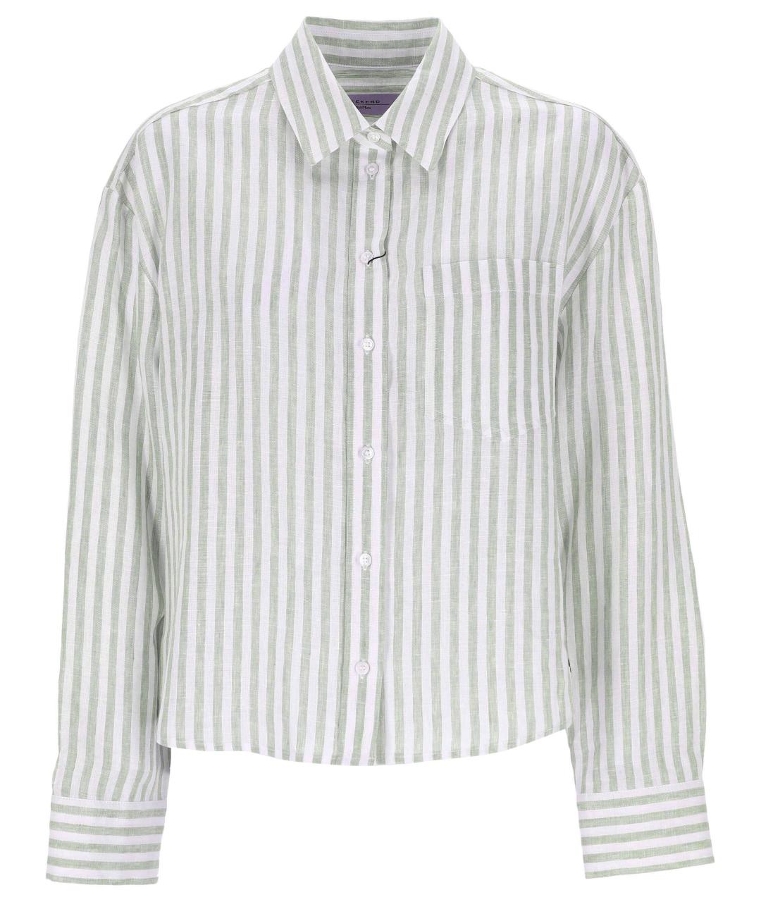 WEEKEND MAX MARA Мульти льняная рубашка, фото 1