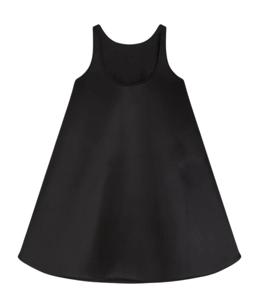 PHOEBE PHILO Черное шелковое вечернее платье, фото 2