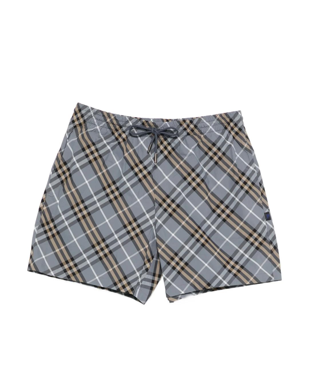 BURBERRY Мульти полиамидовые шорты, фото 1