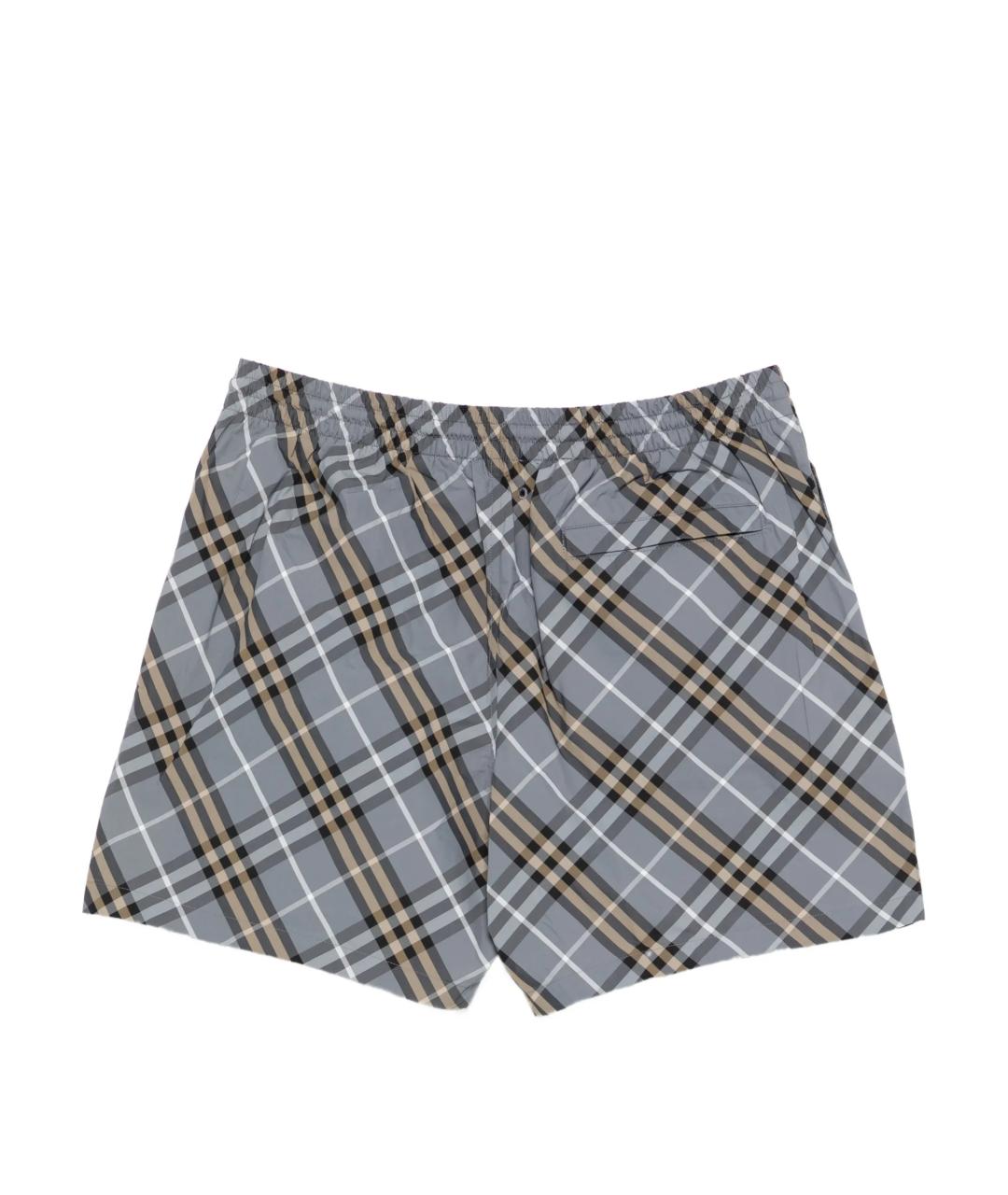 BURBERRY Мульти полиамидовые шорты, фото 3