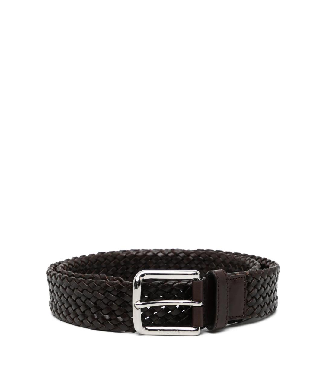 CHURCH'S Черный кожаный ремень, фото 1