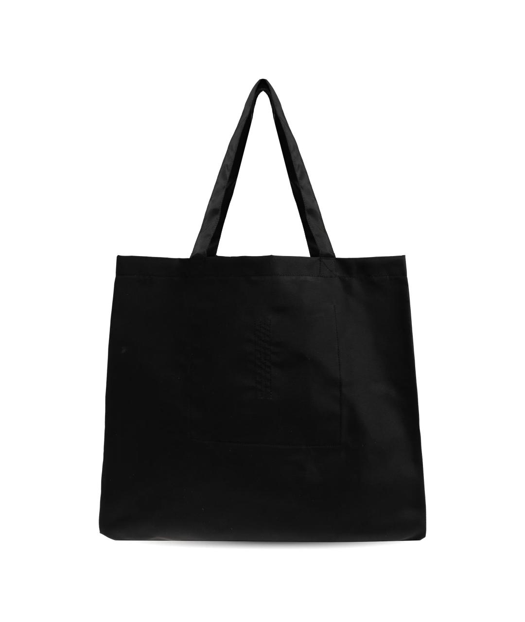 RICK OWENS DRKSHDW Черная тканевая сумка тоут, фото 3