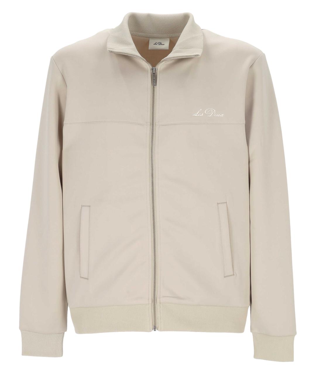 LES DEUX Бежевая полиэстеровая куртка, фото 1