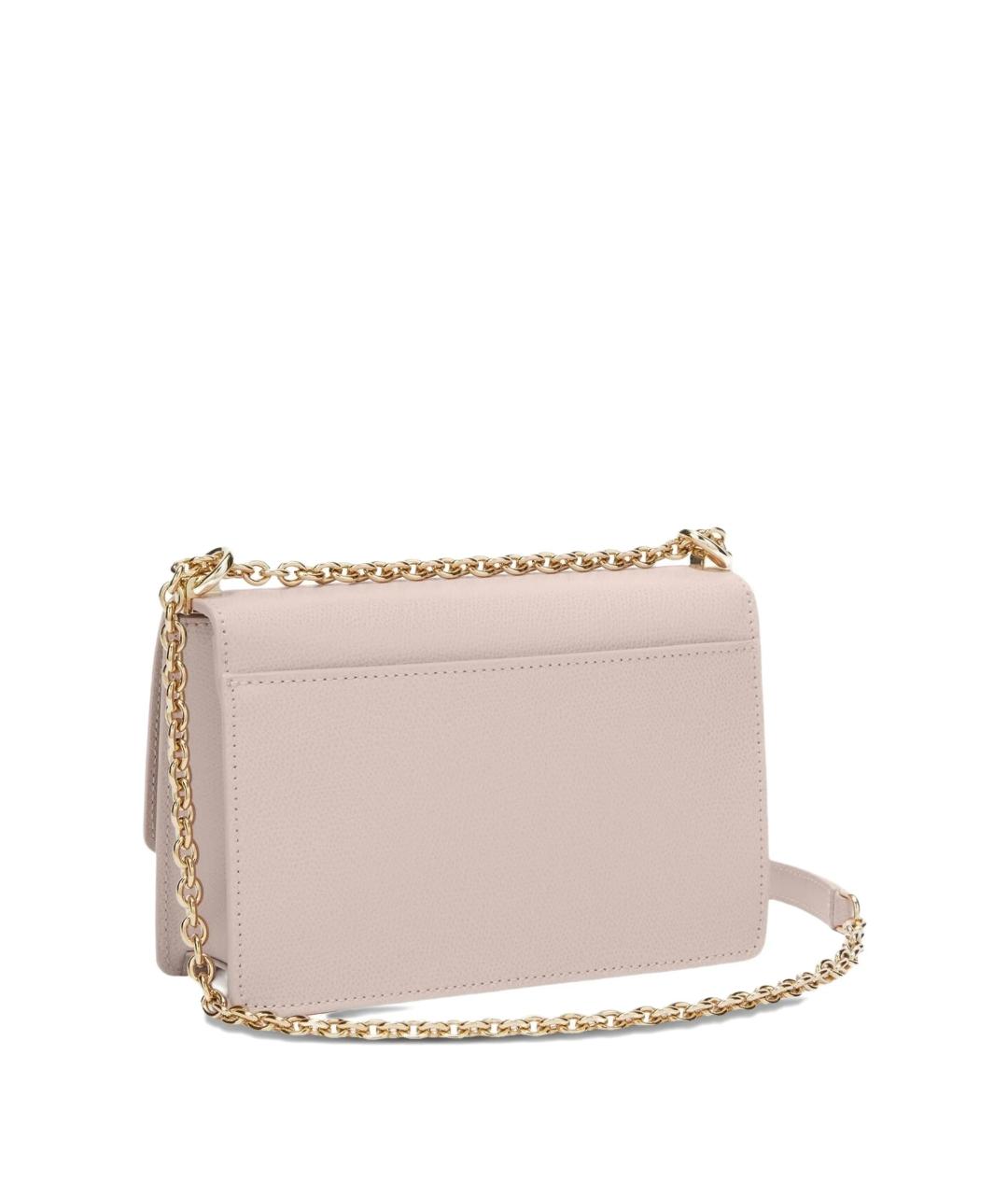 FURLA Бежевая кожаная сумка через плечо, фото 2